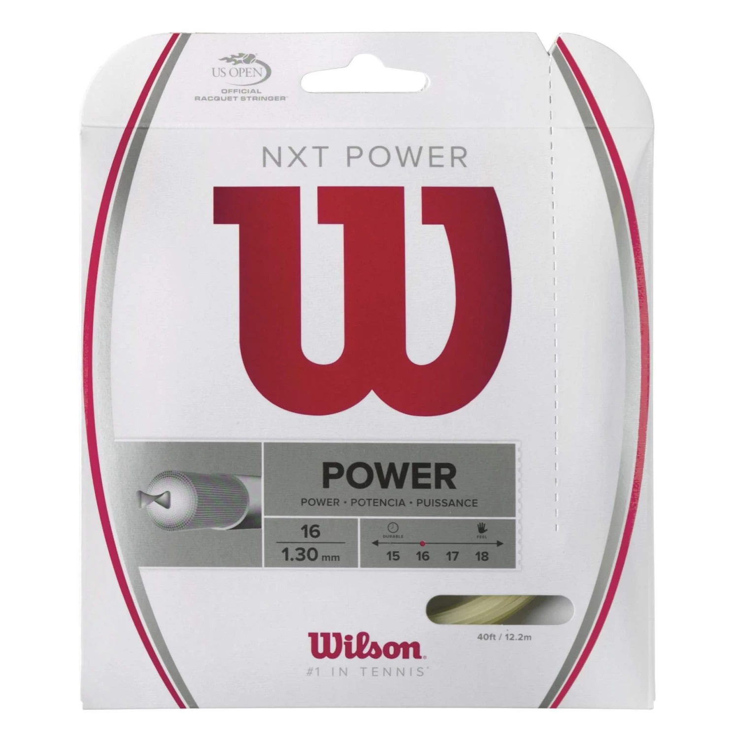 Wilson NXT Power 16/1.30 Tennis String 1 Wilson NXT Power 16/1.30 Tennis String