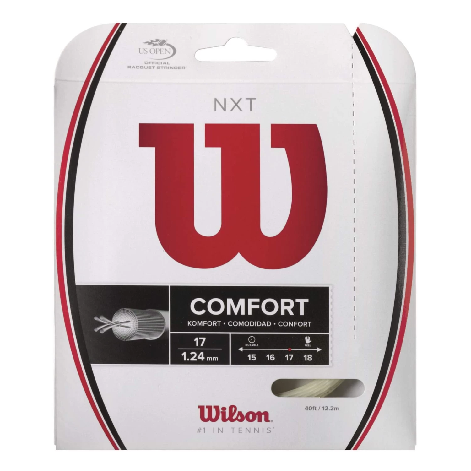 Wilson NXT 17/1.24 Tennis String (Natural) 1 Wilson NXT 17/1.24 Tennis String (Natural)