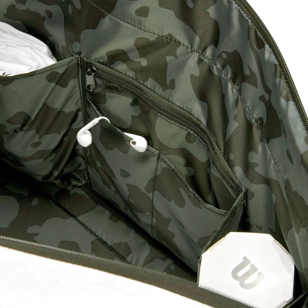 Wilson Women's Racquet Bag (Cream/Black/Forest) 5 Wilson Women's Racquet Bag (Cream/Black/Forest) - Image 5