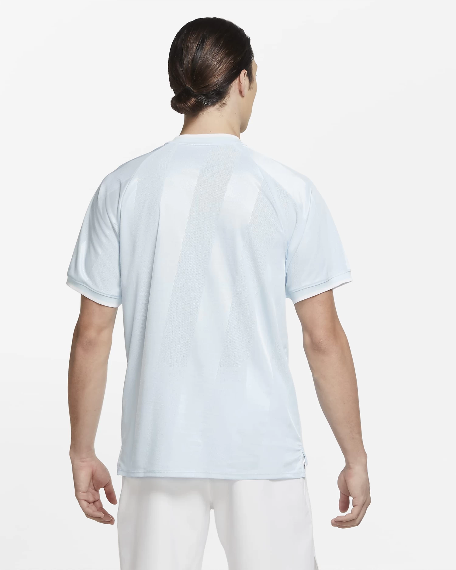Nike Men's Court Breathe Slam Top (Light Blue) 2 Nike Men's Court Breathe Slam Top (Light Blue) - Image 2