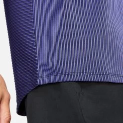 Nike Men's Dri-FIT Advantage Slam Polo (Purple/Black/White) -Sports Gear Sales Store nikecourt dri fit adv slam tennis polo kX1H72 3