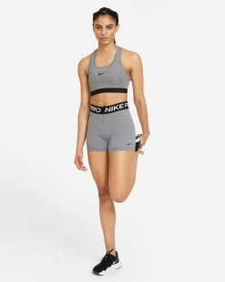 Nike Women's Pro 365 5-Inch Shorts (Grey/Black) 5 Nike Women's Pro 365 5-Inch Shorts (Grey/Black) -Sports Gear Sales Store pro 365 womens 5 shorts 2TGH05 2