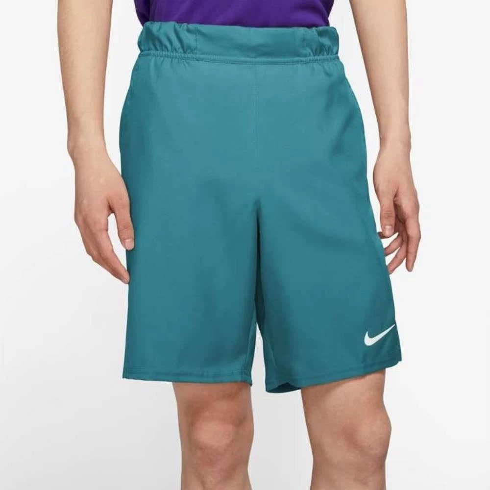 Nike Men's Dri-FIT Victory 9-Inch Shorts (Bright Spruce/White) 1 Nike Men's Dri-FIT Victory 9-Inch Shorts (Bright Spruce/White)