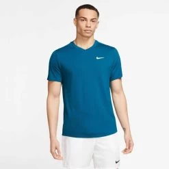 Nike Men's Dri-FIT Victory Top (Green Abyss/White)