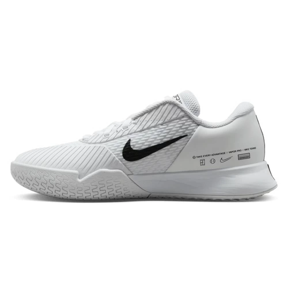 Nike Zoom Vapor Pro 2 Women's Tennis Shoe (White/Black) 2 Nike Zoom Vapor Pro 2 Women's Tennis Shoe (White/Black) - Image 2